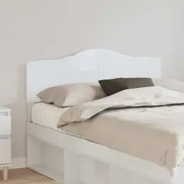 Galvgalis Spīdīga Balta 120 Cm Inženierijas Koks Vidaxl