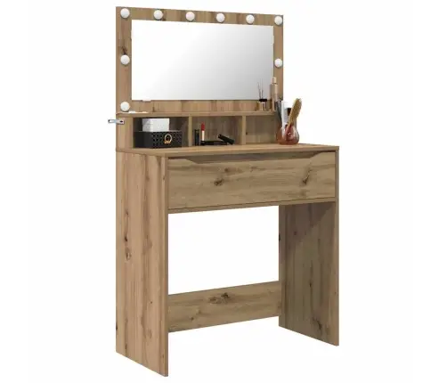 Guļamistabas Ģērbšanās Galdiņi Ar Atvilktni Artisānā Ozols Vidaxl