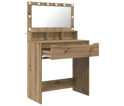 Guļamistabas Ģērbšanās Galdiņi Ar Atvilktni Artisānā Ozols Vidaxl