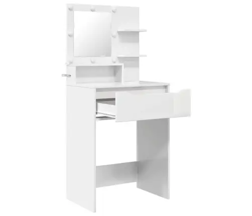 Magamistoa Meikimislaudade Sahtliga Kergelt Läikiv Valge