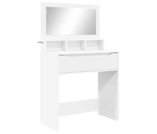 Guļamistabas Ģērbšanās Galdiņi Balts 80 X 39,6 X 135 Cm Vidaxl