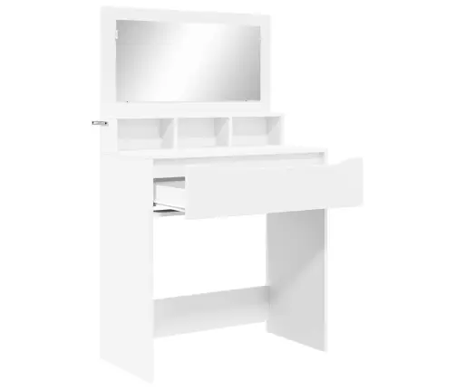 Guļamistabas Ģērbšanās Galdiņi Balts 80 X 39,6 X 135 Cm Vidaxl