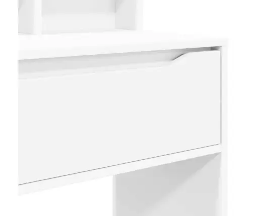 Guļamistabas Ģērbšanās Galdiņi Balts 80 X 39,6 X 135 Cm Vidaxl