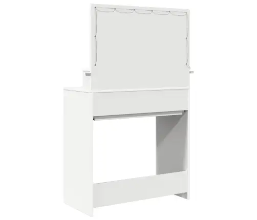 Guļamistabas Ģērbšanās Galdiņi Balts 80 X 39,6 X 135 Cm Vidaxl