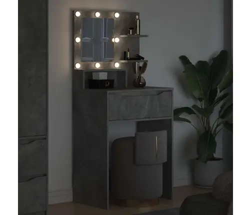 Miegamojo Persirengimo Stalai Betono Pilka 80 X 39,6 X 135 Cm