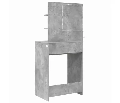 Miegamojo Persirengimo Stalai Betono Pilka 80 X 39,6 X 135 Cm