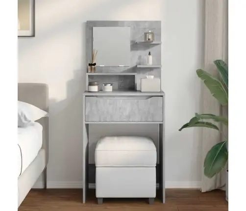 Miegamojo Persirengimo Stalai Betono Pilka 80 X 39,6 X 135 Cm