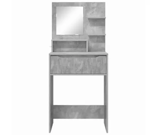 Miegamojo Persirengimo Stalai Betono Pilka 80 X 39,6 X 135 Cm