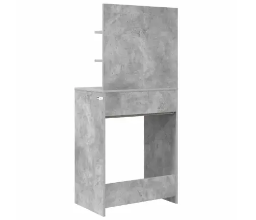 Miegamojo Persirengimo Stalai Betono Pilka 80 X 39,6 X 135 Cm