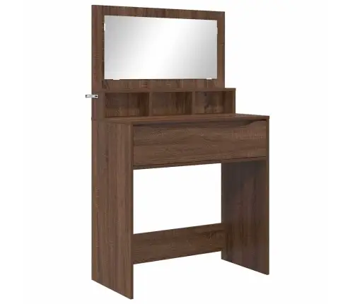 Guļamistabas Ģērbšanās Galdiņi Brūns Ozols 80 X 39,6 X 135 Cm Vidaxl