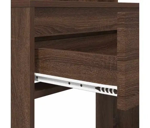 Guļamistabas Ģērbšanās Galdiņi Brūns Ozols 80 X 39,6 X 135 Cm Vidaxl