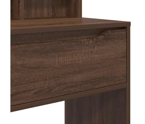 Guļamistabas Ģērbšanās Galdiņi Brūns Ozols 80 X 39,6 X 135 Cm Vidaxl