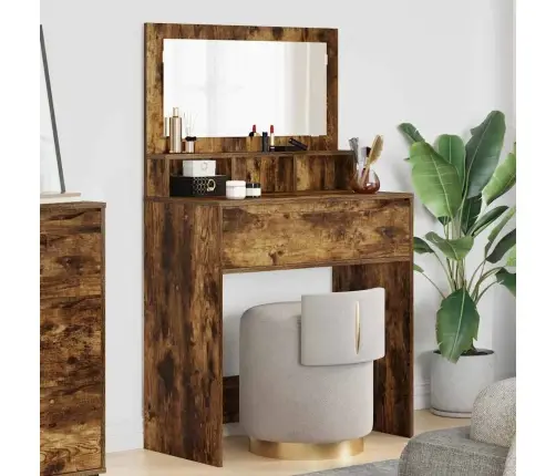 Miegamojo Persirengimo Stalai Rūkyta Ąžuolas 80 X 39,6 X 135 Cm