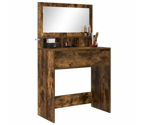 Miegamojo Persirengimo Stalai Rūkyta Ąžuolas 80 X 39,6 X 135 Cm