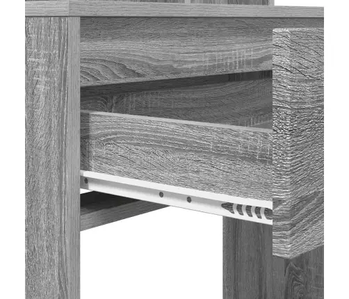 Guļamistabas Ģērbšanās Galdiņi Pelēks Sonoma 80 X 39,6 X 135 Cm Vidaxl