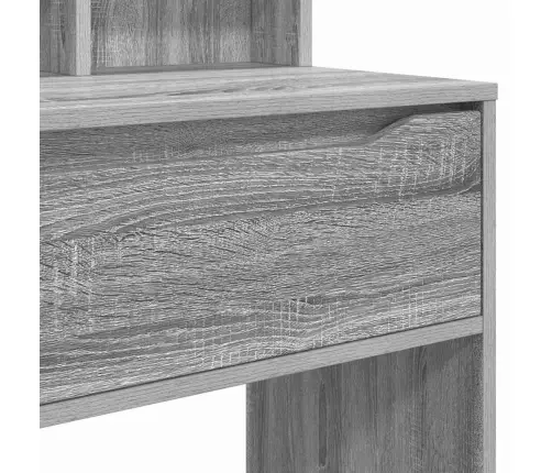 Guļamistabas Ģērbšanās Galdiņi Pelēks Sonoma 80 X 39,6 X 135 Cm Vidaxl