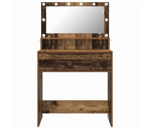 Guļamistabas Ģērbšanās Galdiņi Vecs Koks 80 X 39,6 X 135 Cm Vidaxl