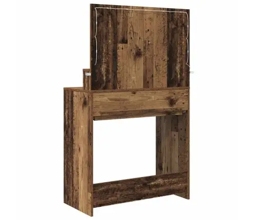 Guļamistabas Ģērbšanās Galdiņi Vecs Koks 80 X 39,6 X 135 Cm Vidaxl