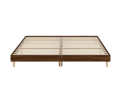 Gulta Bez Matrača, Brūna Ozola, 140X200 Cm, Inženierijas Koks Vidaxl