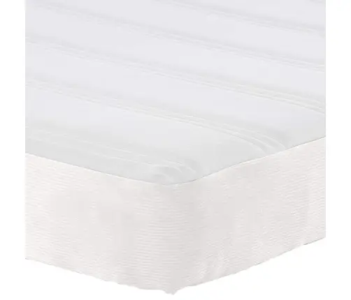 Gultas Matracis Ar Matraci Krēmkrāsa 100 X 200 Cm Audums Vidaxl