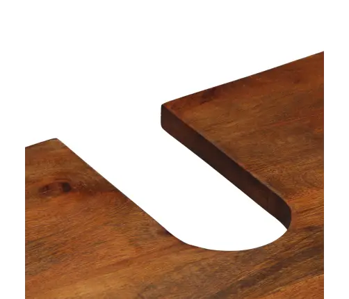 2 Daļu Vannas Istabas Mēbeļu Komplekts No Cieta Mango Koka Vidaxl