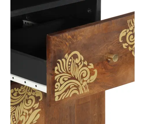 3 Gabalu Vannas Istabas Mēbeļu Komplekts Cieta Raupja Koka Mango Vidaxl