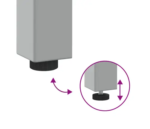 Darbagalda Komplekts Ar Atvilktni 2 Pcs Melna 200 X 55 X 85 Cm Vidaxl