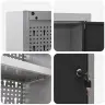 Įrankių Spinta Ir Pegboard Rinkinys Su Lentyna 6 Pcs Juoda