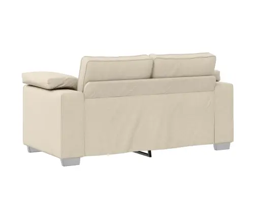 Sofa 3 Pcs Smėlio Linas