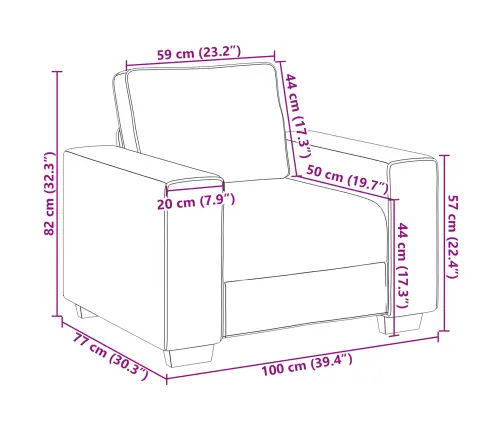 Sofa 3 Pcs Smėlio Linas