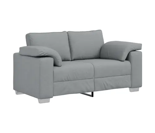 Dīvānu Komplekts 3 Pcs Pelēka 219 X 77 X 82 Cm Audums Vidaxl