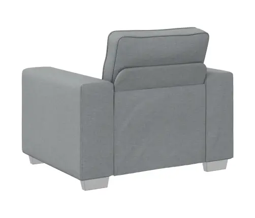 Dīvānu Komplekts 3 Pcs Pelēka 219 X 77 X 82 Cm Audums Vidaxl