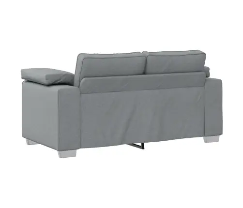 Dīvānu Komplekts 3 Pcs Pelēka 219 X 77 X 82 Cm Audums Vidaxl