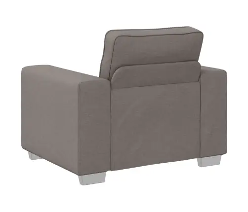 Dīvāns 3 Pcs Pelēkbrūna Lina Maisījuma Audums Vidaxl