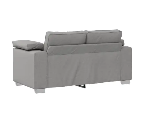 Dīvānu Komplekts 3 Pcs Pelēka 219 X 77 X 82 Cm Audums Vidaxl