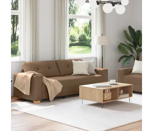 Diivanikomplekt 2 Pcs Pruun Kangas