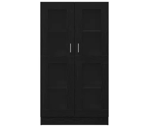 Grāmatu Skapjis Melnā Ozola Krāsā 82,5X30,5X150 Cm Inženierijas Koks Vidaxl