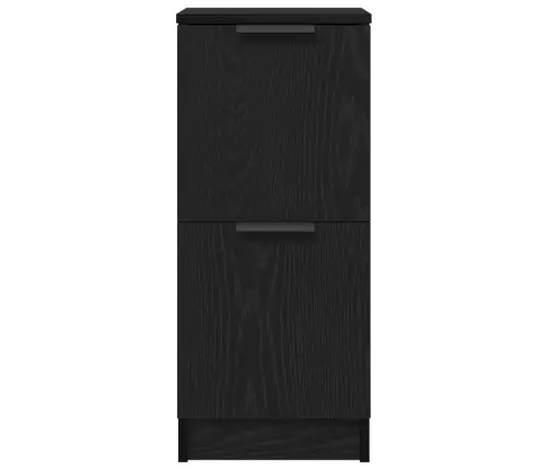 Sideboards 3 Gabali Melna Ozola Inženierijas Koks Vidaxl