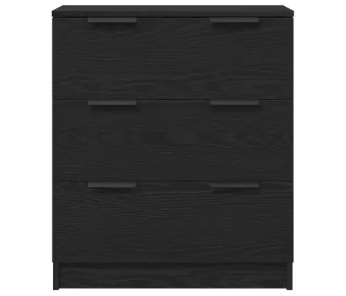 3 Daļu Sānu Skapīši Melnā Ozola Inženierijas Kokā Vidaxl