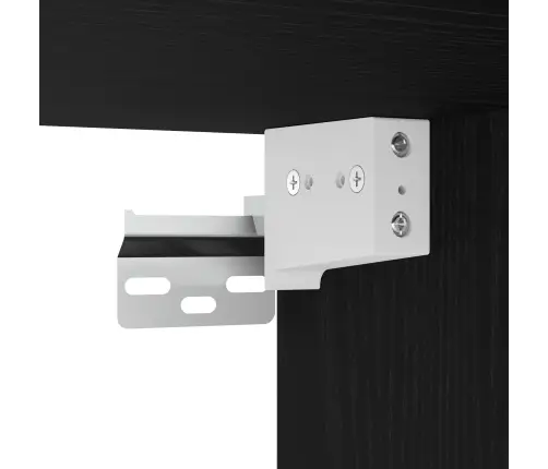 3 Daļu Vannasistabas Mēbeļu Komplekts Melnā Ozolā Inženierijas Koks Vidaxl