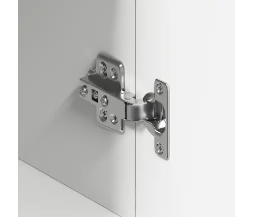 Puse Ar Atvilktni Balts 120 X 36 X 69 Cm Inženierijas Koks Vidaxl