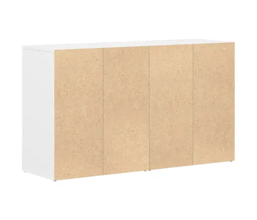 Puse Ar Atvilktni Balts 120 X 36 X 69 Cm Inženierijas Koks Vidaxl