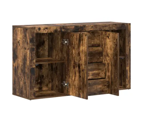 Puse Dūmaka Ozols 120 X 36 X 69 Cm Inženierijas Koks Vidaxl