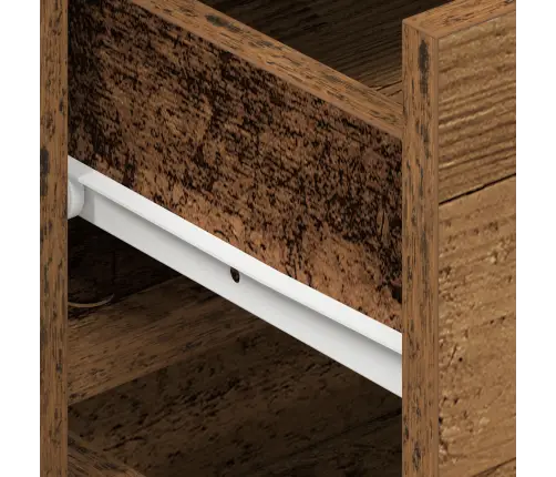 Puse Ar Atvilktni Vecs Koks 120 X 36 X 69 Cm Inženierijas Koks Vidaxl