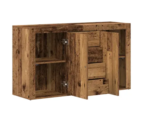 Puse Ar Atvilktni Vecs Koks 120 X 36 X 69 Cm Inženierijas Koks Vidaxl