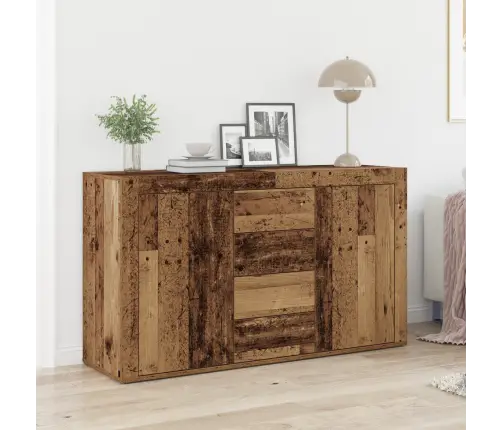 Puse Ar Atvilktni Vecs Koks 120 X 36 X 69 Cm Inženierijas Koks Vidaxl