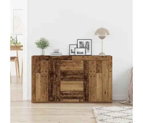 Puse Ar Atvilktni Vecs Koks 120 X 36 X 69 Cm Inženierijas Koks Vidaxl