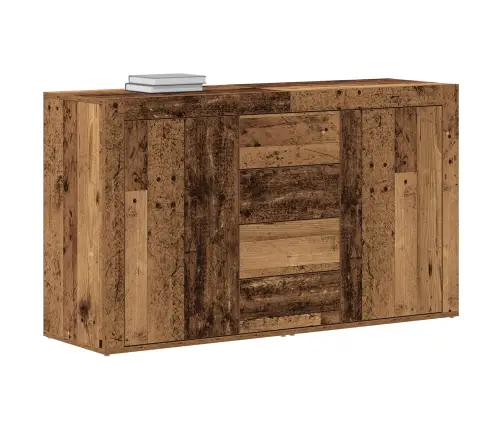 Puse Ar Atvilktni Vecs Koks 120 X 36 X 69 Cm Inženierijas Koks Vidaxl