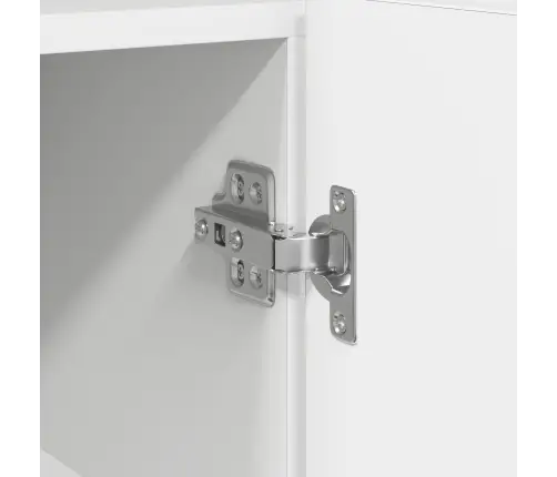 Baltais Sidebords Balts Inženierijas Koksne 116 X 30 X 75 Cm Vidaxl