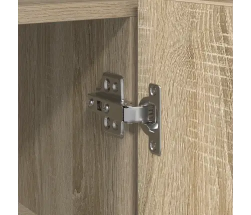 Dīvānveida Skapītis Sonoma Ozols Inženierijas Koksne Vidaxl